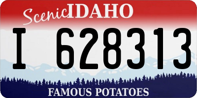 ID license plate I628313