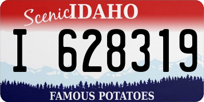 ID license plate I628319