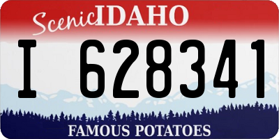 ID license plate I628341