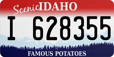 ID license plate I628355