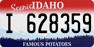 ID license plate I628359