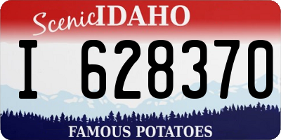 ID license plate I628370
