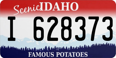 ID license plate I628373