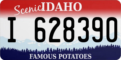 ID license plate I628390