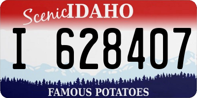 ID license plate I628407