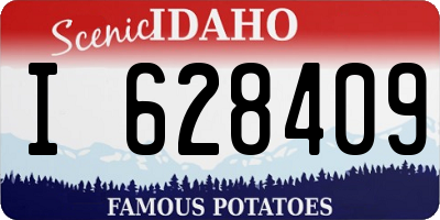 ID license plate I628409