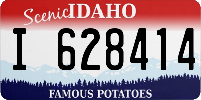 ID license plate I628414