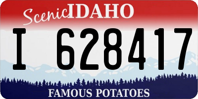 ID license plate I628417