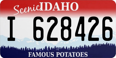 ID license plate I628426