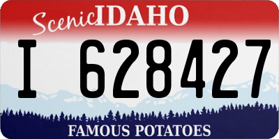 ID license plate I628427