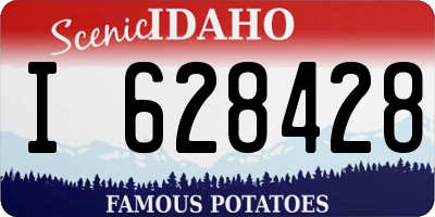ID license plate I628428