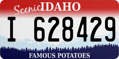 ID license plate I628429