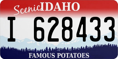 ID license plate I628433