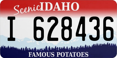 ID license plate I628436