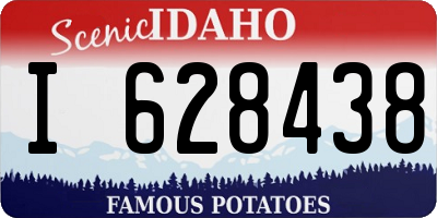 ID license plate I628438