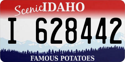 ID license plate I628442