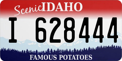 ID license plate I628444