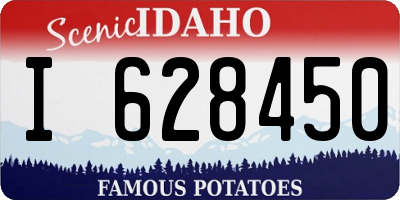 ID license plate I628450