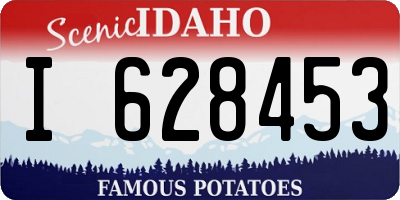 ID license plate I628453
