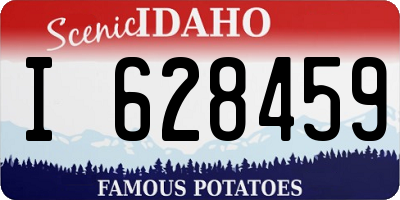 ID license plate I628459