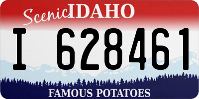 ID license plate I628461