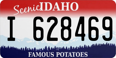 ID license plate I628469
