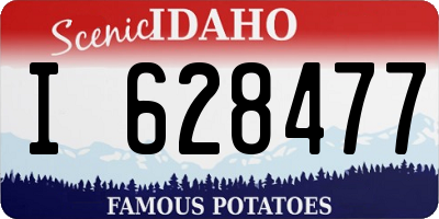 ID license plate I628477