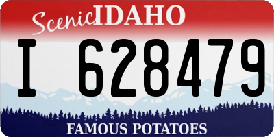 ID license plate I628479