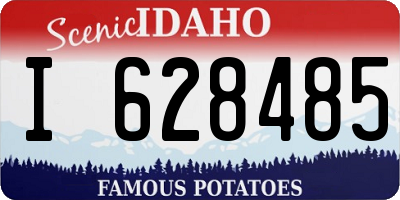 ID license plate I628485