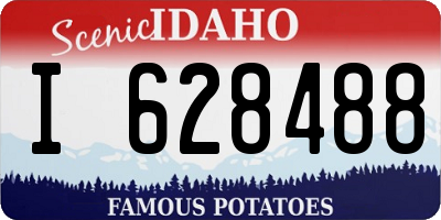 ID license plate I628488
