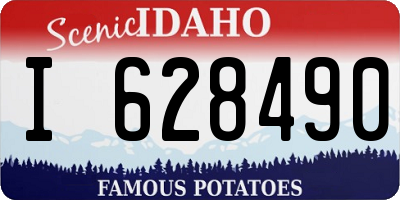 ID license plate I628490