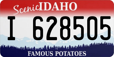 ID license plate I628505
