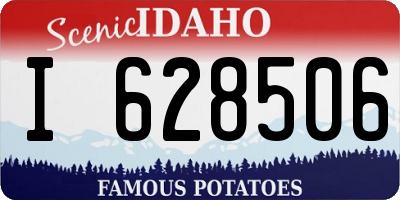 ID license plate I628506