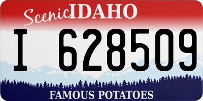 ID license plate I628509