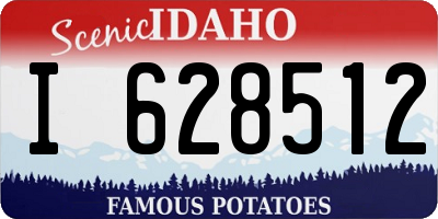 ID license plate I628512