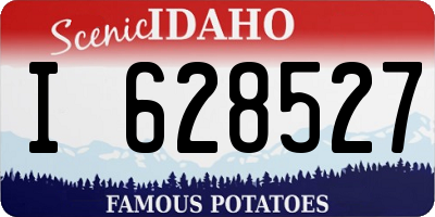 ID license plate I628527