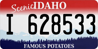 ID license plate I628533