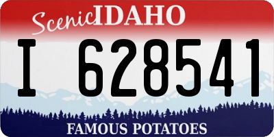 ID license plate I628541