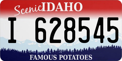 ID license plate I628545