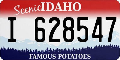 ID license plate I628547