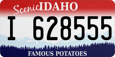 ID license plate I628555