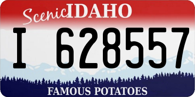 ID license plate I628557