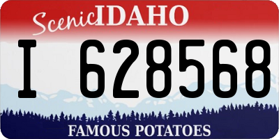 ID license plate I628568