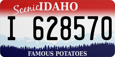 ID license plate I628570