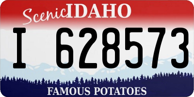 ID license plate I628573