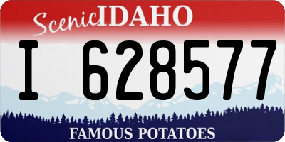 ID license plate I628577