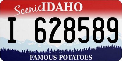 ID license plate I628589