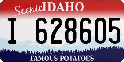 ID license plate I628605