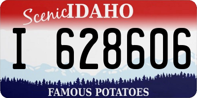 ID license plate I628606