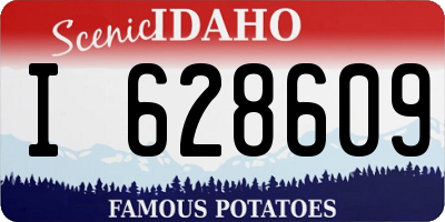 ID license plate I628609
